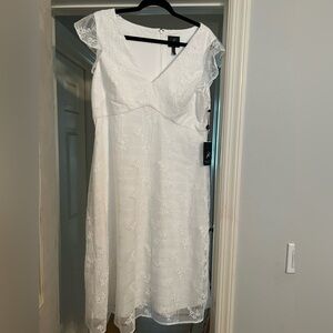 Adrianna Papell white dress